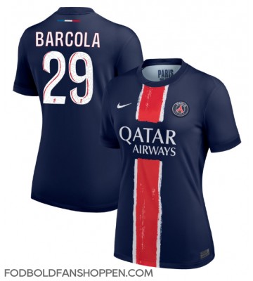 Paris Saint-Germain Bradley Barcola #29 Hjemmebanetrøje Dame 2024-25 Kortærmet